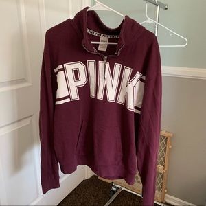 pink pullover